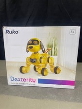 Ruko 18011 Robot Dog Toy, Smart Interactive Puppy with 30 LED Faces, Remote G