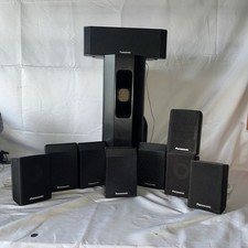 Panasonic Surround Sound speakers tv music set x 10 speakers 