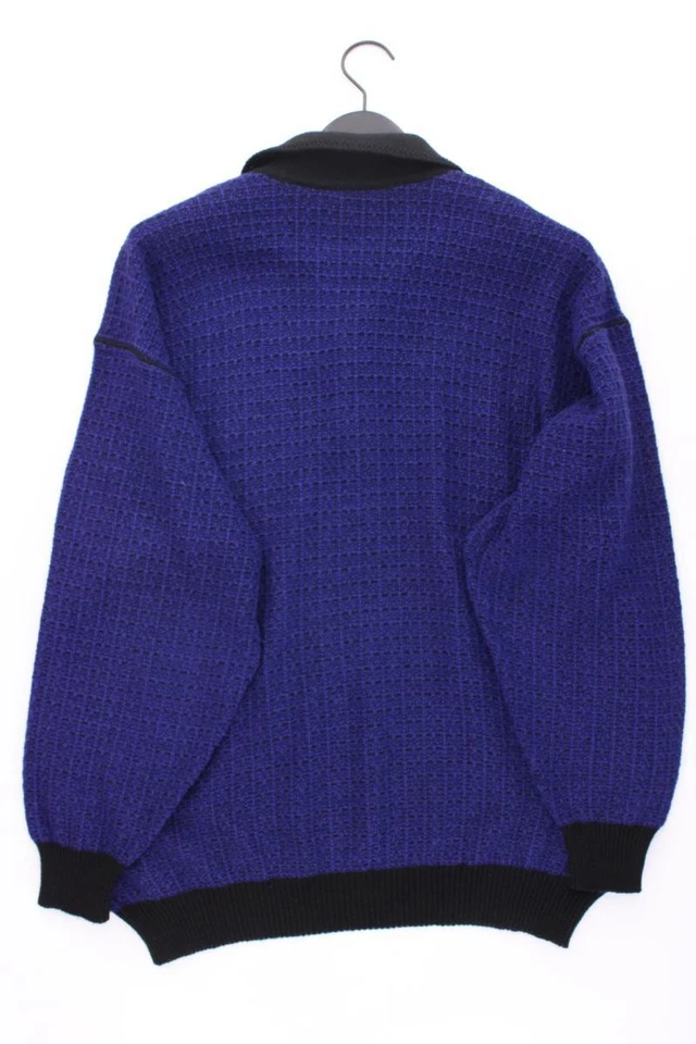 ✅ Carlo Colucci maglione per uomo taglia 54, XL blu di poliacrilico ✅ - Imagen 4 de 4