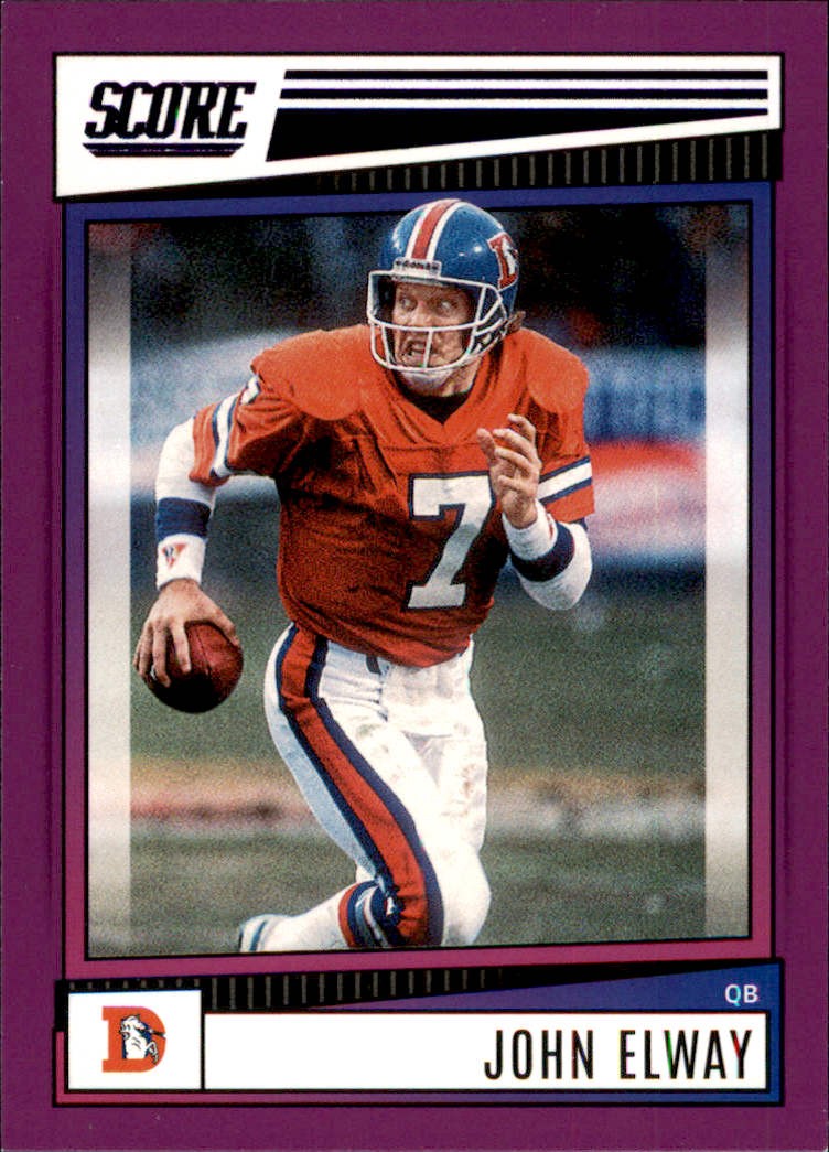 2022 Score #83 John Elway Purple