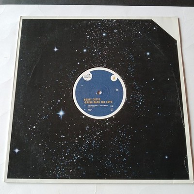 Norty Cotto 'Bring Back The Love' 12'' Vinyl Single. Very Good Condition