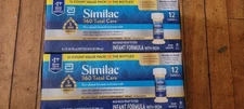 Similac 360 Total Care Infant Formula 5 HMO Prebiotics 2 fl-oz Bottle 2x 12 Pack