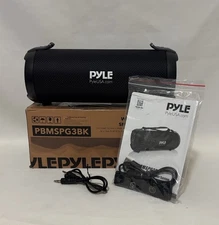 Pyle Wireless Portable Bluetooth Boombox Speaker PBMSPG3BK