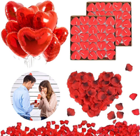 Ranjima Romantisch Deko Set, Valentinstag Deko Set,Dekoration Romantische Kerzen