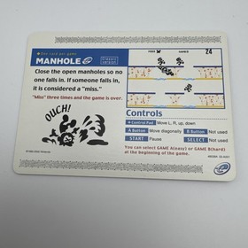 Nintendo e-Reader Card Lot &ndash; Donkey Kong Jr + Game & Watch Manhole GBA eReader