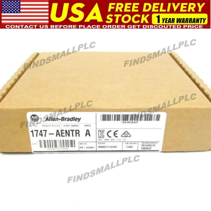 NEW Allen-Bradley 1747-AENTR AB 1747AENTR EtherNet/IP Adapter Module US Free Tax