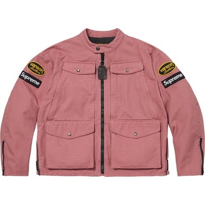 Supreme x Vanson Leathers Cordura Jacket Pink Camo Black 3colors