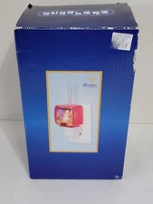 Roman Inc. Santa on TV Glitter Lamp Christmas Night Light Plugin - Rare - Works