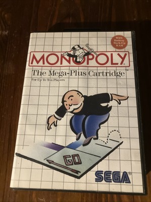 Monopoly - Sega Master System Game - CiB - Very Good Condition