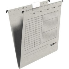 Falken Hängemappe 80004427 A4 seitlich offen Kraftkarton grau