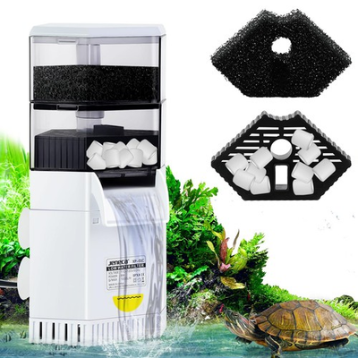 #ad #ad 225 GPH Turtle Tank Filter for 10 40 Gallon Turtle Filter Low Water Level Av... $28.78