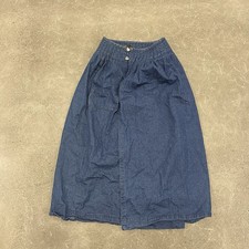 Vintage Ralph Lauren Polo Country Denim Cottagecore Midi Skirt Size 8 Western