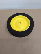  Ertl Pedal Tractor Parts Front Wheel John Deere Yellow 7 x 1.5"