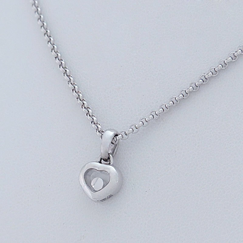 CHOPARD 'Happy Diamonds Icon' - Anhänger mit Kette - 1 Brillant-18K/750 Weißgold - Bild 4 von 4