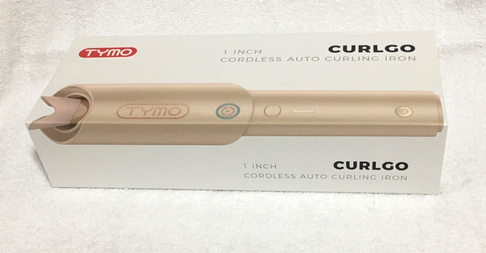 TYMO Cordless Automatic Curling Iron, TYMO CURLGO 1 inch,Gold Blush, Sealed Box!