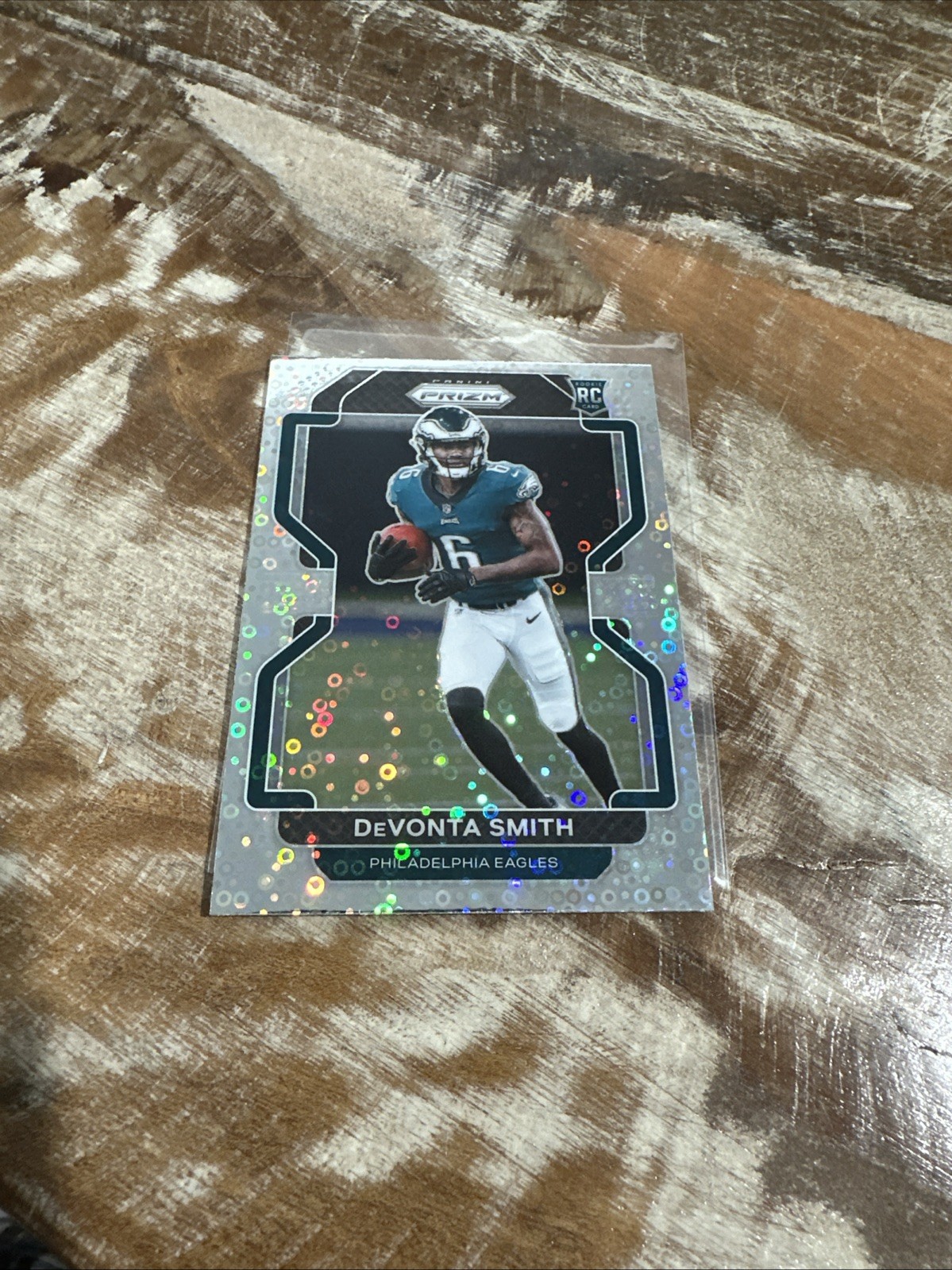 2021 Panini Prizm No Huddle V-335 DeVonta Smith RC Eagles Rare