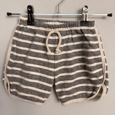 Little Road Co. Formerly LuLu and Roo Size 4T Gray Stripe Retro Shorts