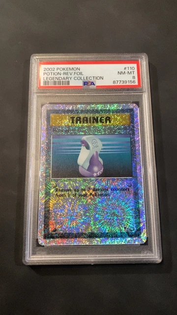 Pokemon TCG Potion Reverse Holo 110/110 Legendary Collection PSA 8
