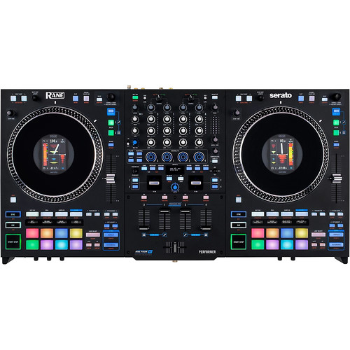 RANE PERFORMER Advanced 4-Channel Motorized DJ Controller Black Refurbished