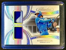 2025 Panini Flawless Bobby Witt Jr. Dual Patches #/25 Royals