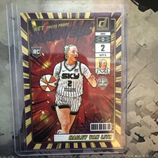 2025 Panini Donruss WNBA - Net Marvels Hailey Van Lith #24 Press Proof Purple...
