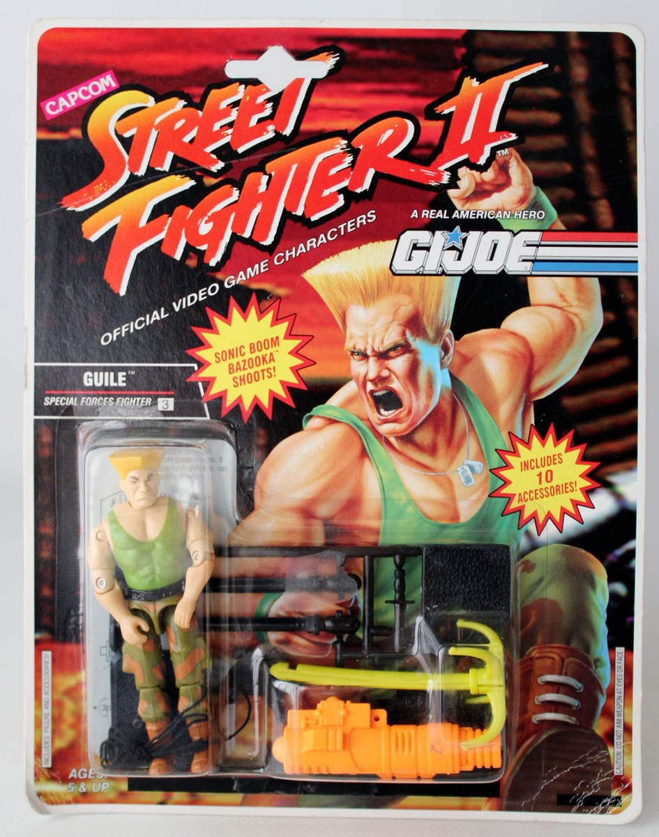 GI JOE ストリートファイターII ガイル フィギュア VINTAGE 1993 G.I. JOE CAPCOM STREET FIGHTER II GUILE FIGURE NEW