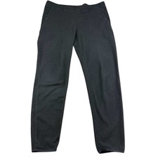 Vintage Patagonia Fleece Pants Men M Black Zip Pocket Logo Patch USA Made