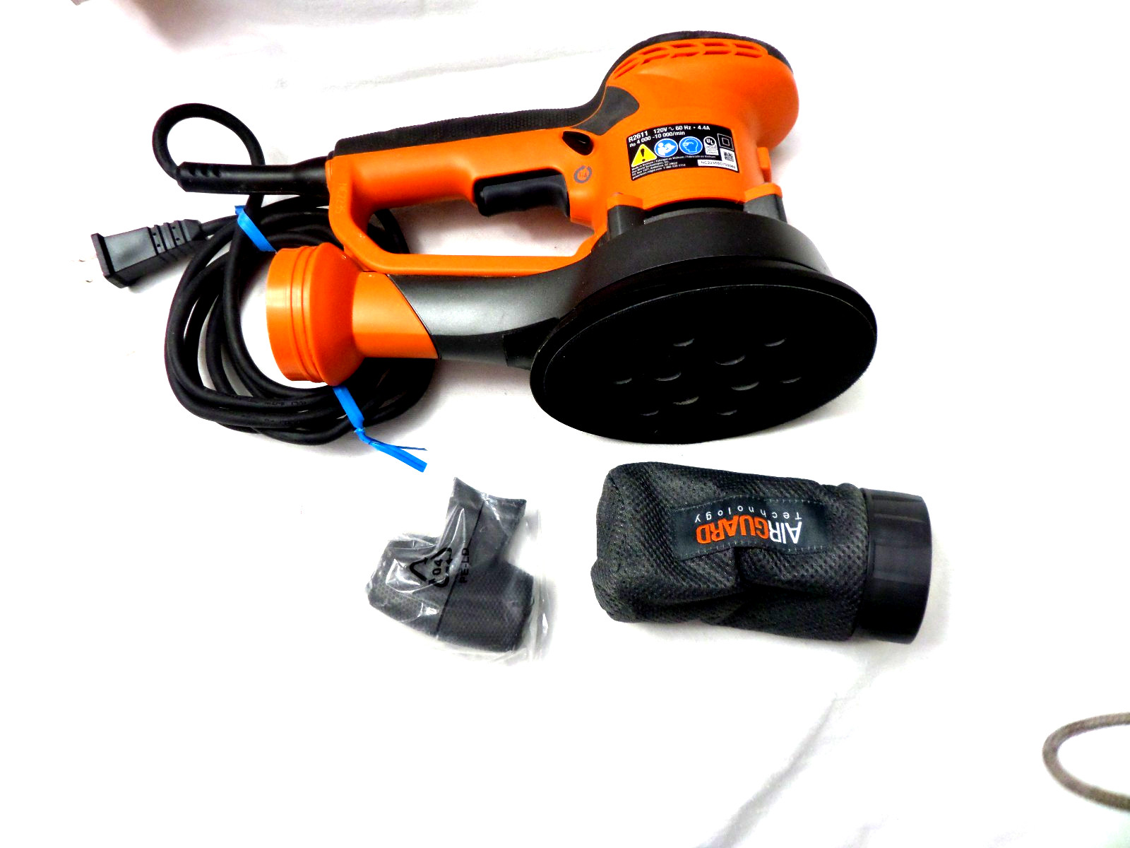 RIDGID Corded 6" Variable Speed Dual Random Orbital Sander R2611  Free Ship