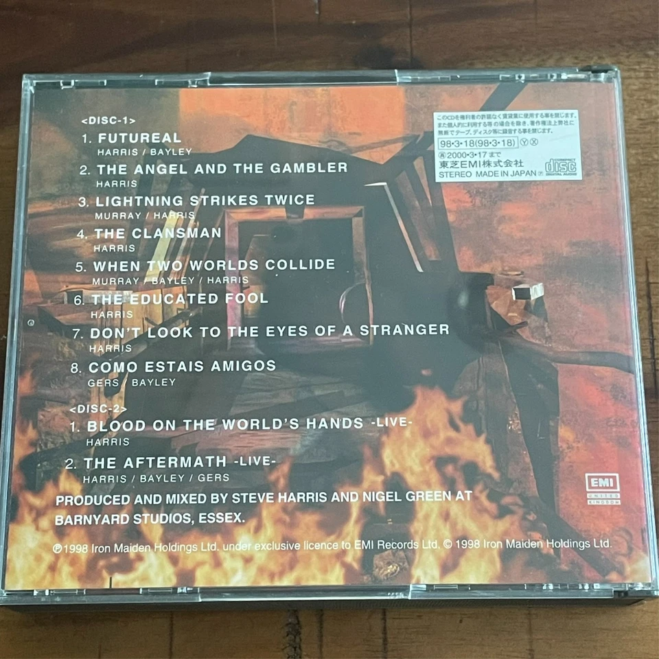 IRON MAIDEN Virtual XI Original Japanese 2CD 1998 Rare Release CD with Booklets - Image 2 of 4