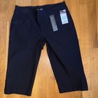 NWT Lee Slim Fit Sculpting Mid Rise Black Cropped Skimmer Pants 8P — photo 4