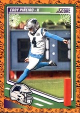 2025 Panini Score-A-Treat 🏈 HALLOWEEN 🎃 PUMPKIN #58 EDDY PINEIRO PANTHERS