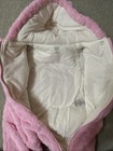 Wonder Nation Size 3-6 Months Pink Fuzzy One Piece Zip Up NWOT — photo 7