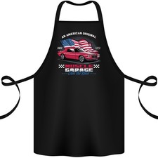 Propre The Road USA Muscle Voiture Américain Drapeau Tablier Coton 100% Bio
