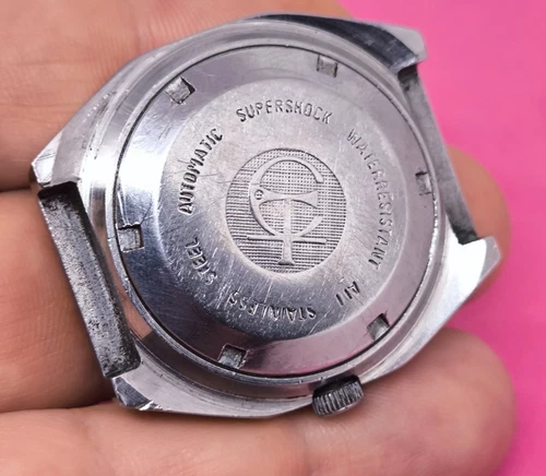 Vintage ELPAR Swiss Made Automatic 25 Jewels In Repair