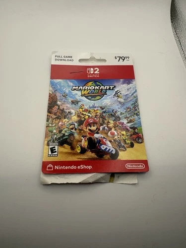 Mario Kart World - Nintendo Switch 2 - Digital Code Card