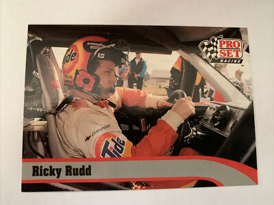Track Ricky Rudd Card 1992 Pro Set Racing Winston Cup Card #133 Ricky Rudd NASCAR NmMt Free ...