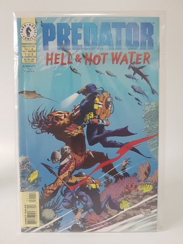 Predator Hell & Hot Water #1 #2 #3 Full Set Dark Horse Comics - Bagged & Boarded - Picture 2 of 4