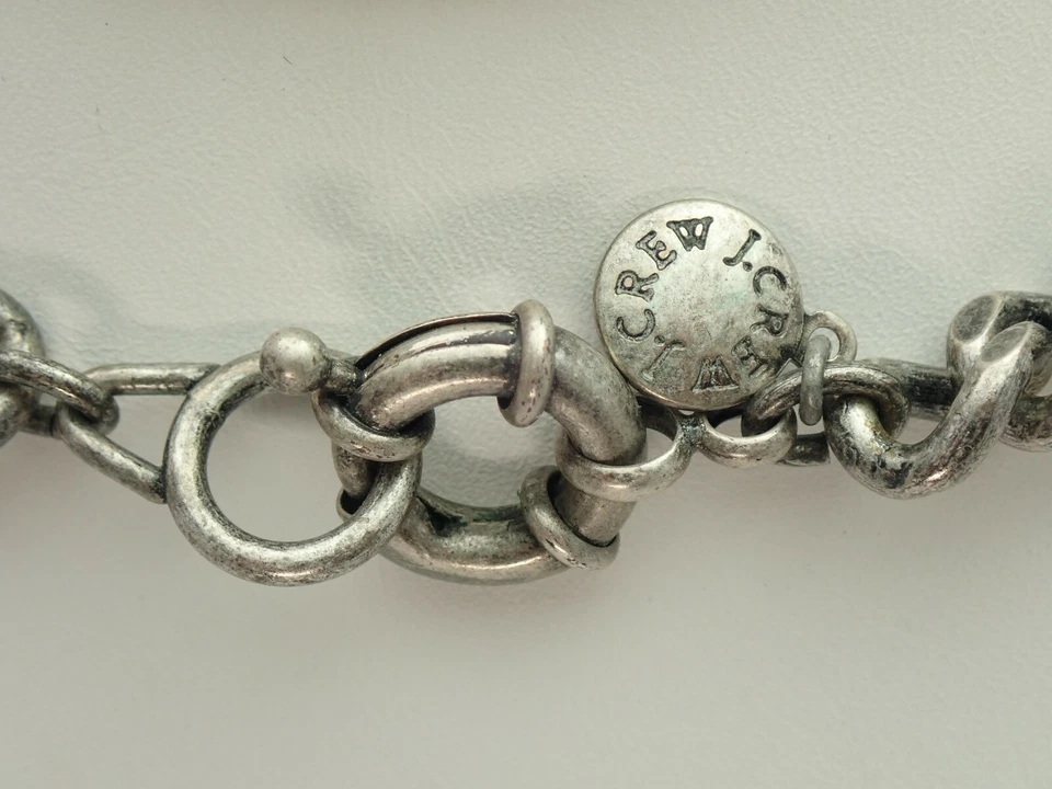 Collar de peltre J Crew de 18" con racimo de diamantes de imitación dorados ahumados Foto 4 de 4