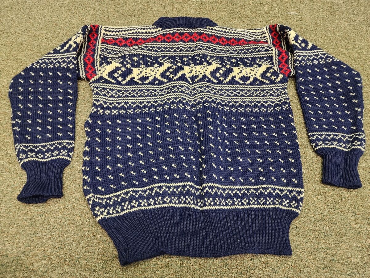 Vtg L.L. Bean Sweater Medium Wool Knit Norwegian Norway Vtg L.L. Bean Sweater Medium Wool Knit Norwegian Norway