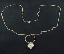 CHAIKA Vintage USSR Women's Ladies Watch Gold Plated with Chain Serviced