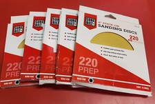 SureBilt 6in Gold Sanding Discs P220 total 75 Pcs (5 Packs of 15 disks) 0.33 per gallon