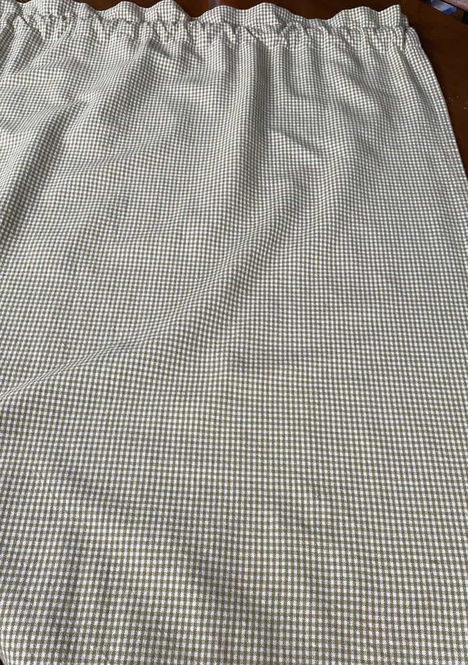 Park Designs Mason Jar Tiers Paneles 36" x 72" Juego - Tomillo Verde y Marfil Guinga Foto 3 de 4