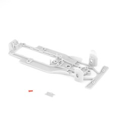 NSR 1622 Formula 22 Chassis Hard, White with Hole for Digital Sensor