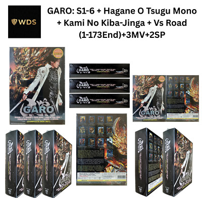 Garo Season 1-6 +Hagane O Tsugu Mono +Kami No Kiba-Jinga +Versus Rd +3Movies+2Sp