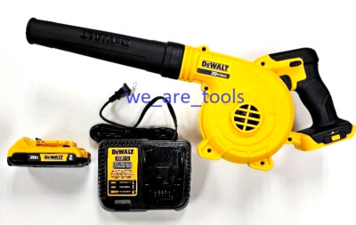 Dewalt DCE100 20V Cordless Blower, 1) DCB203 Battery,Charger 20 Volt MAX Compact
