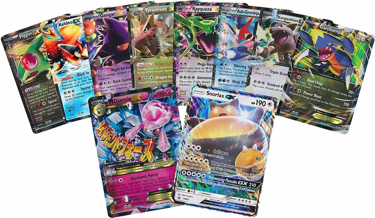 Pokémon TCG 10 Oversized Card Lot Jumbo Ultra Rare Promo EX Pokémon TCG 10 Oversized Card Lot Jumbo Ultra Rare Promo EX