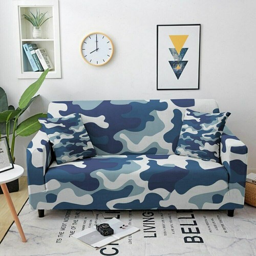 Elastic Sofa Cover Camouflage Couch Covers For Living Room Protector Slipcovers - Picture 16 of 22