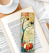 Cute Fox Bookmark - Whimsical Illustration, Gift For Book Readers