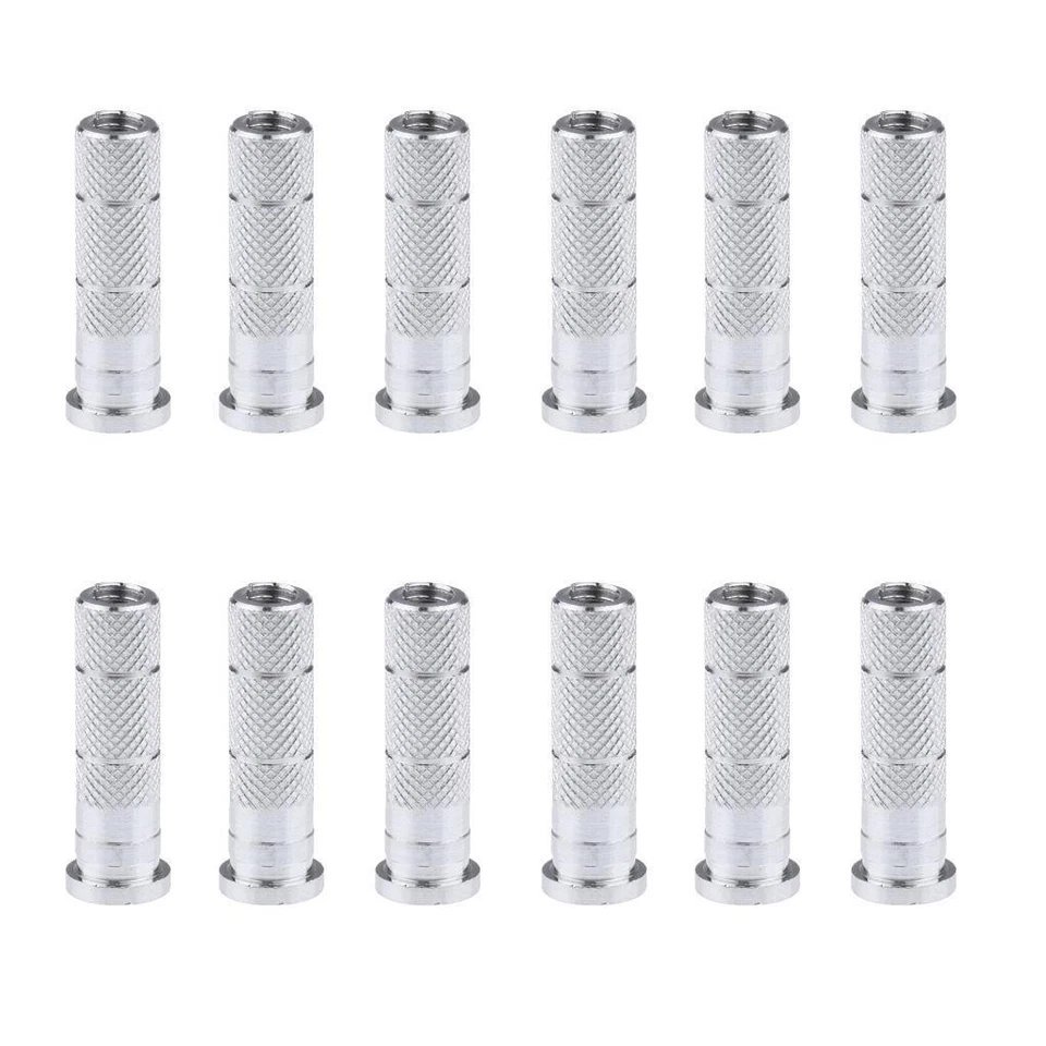 24 Pezzi Robusti Inserti In Alluminio Per Frecce Per Tiro Con L'arco Per Aste Di - Immagine 3 di 4