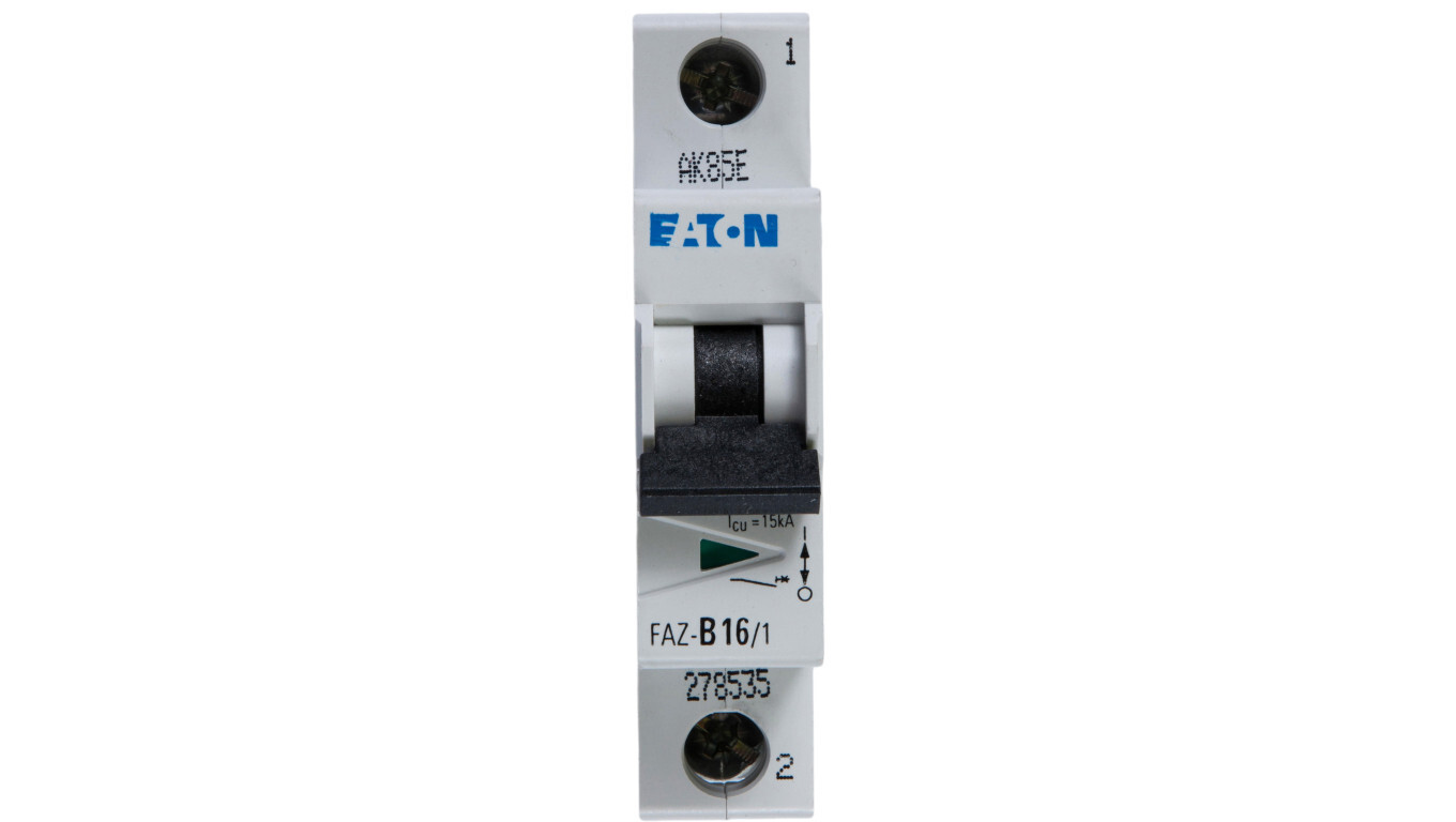 Circuit breaker 1P B 16A 15kA AC FAZ B16/1 278535 /T2UK